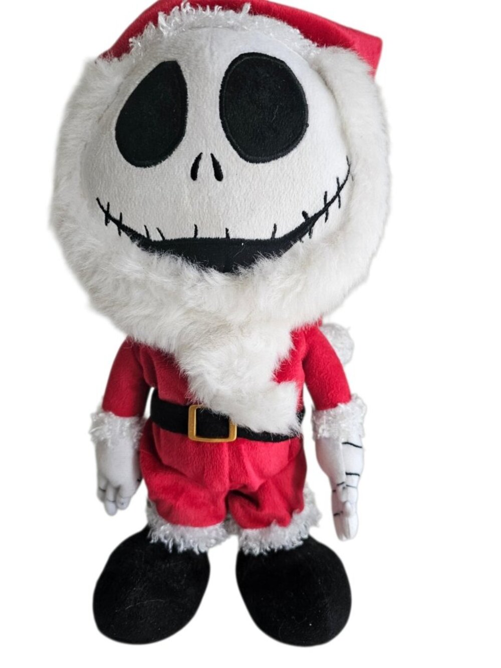 Nightmare Before Christmas ANIMATED PLUSH SANTA JACK SKELLINGTON Dancing Music